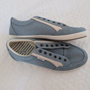 Taos Blue Canvas Sneakers Size 11